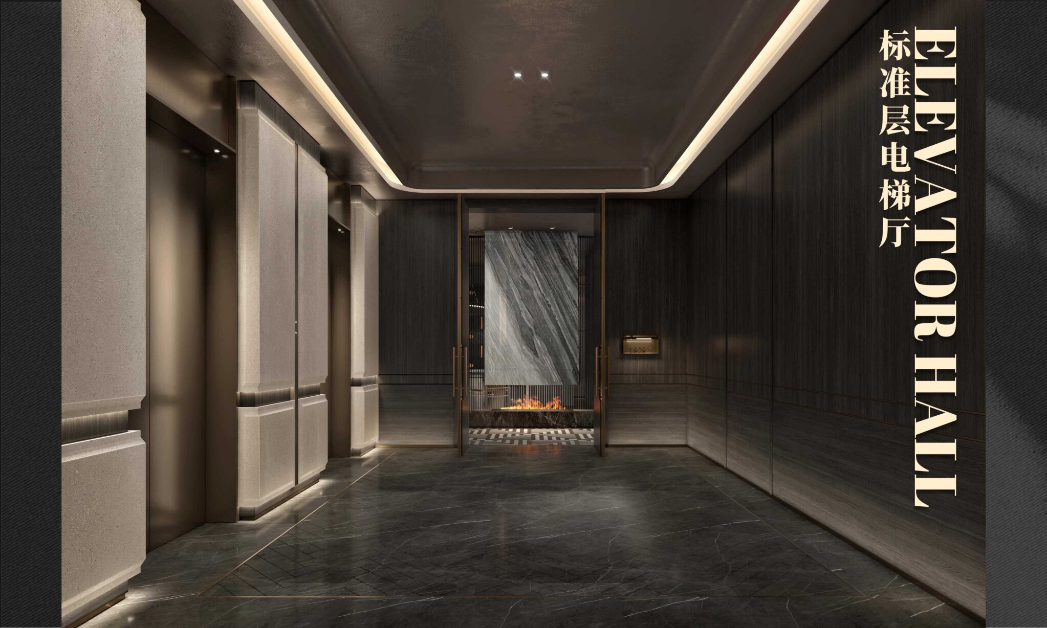 图片[66]-全球设计案例智能库_OJBKAI.COM【CCD】西安CCBD华润润玺公寓塔楼精装公区 | 室内设计方案+效果图 | PPT（可编辑）+PDF+JPG | 49P | 262M-全球设计案例智能库_OJBKAI.COM设计智库