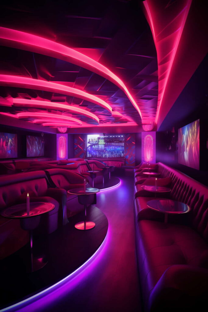 图片[49]-全球设计案例智能库_OJBKAI.COM赛博朋克风霓虹灯设计酒吧吧台区_Midjourney灵感图库-_设计智库－全球设计案例智能库_OJBKAI.COM-全球设计案例智能库_OJBKAI.COM设计智库