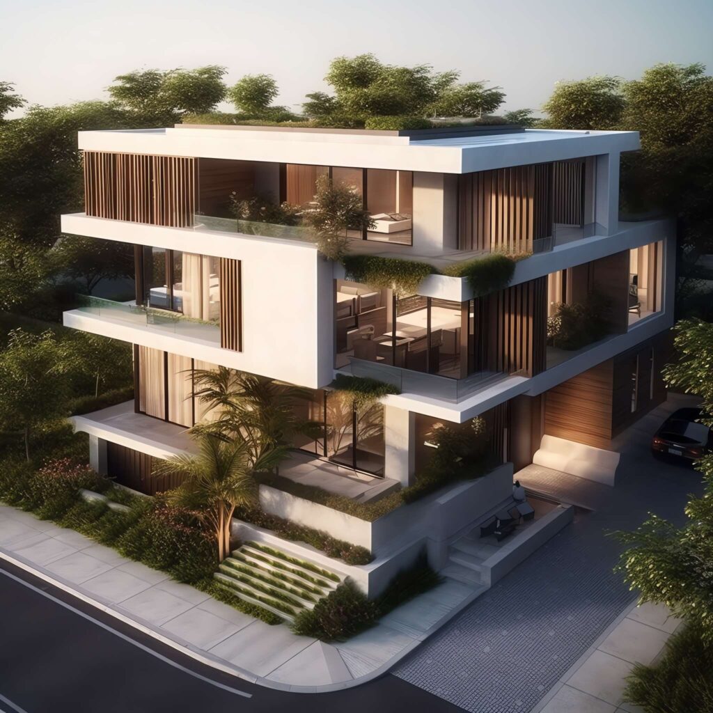 图片[4]-全球设计案例智能库_OJBKAI.COM现代极简别墅外观Midjourney灵感图库-_设计智库－全球设计案例智能库_OJBKAI.COM-全球设计案例智能库_OJBKAI.COM设计智库