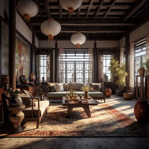 图片[38]-全球设计案例智能库_OJBKAI.COM住宅中式客厅Midjourney灵感图库-_设计智库－全球设计案例智能库_OJBKAI.COM-全球设计案例智能库_OJBKAI.COM设计智库