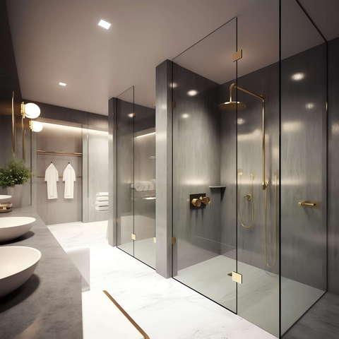 现代家装卫生间带浴缸Midjourney灵感图库-_设计智库－全球设计案例智能库_OJBKAI.COM-全球设计案例智能库_OJBKAI.COM设计智库