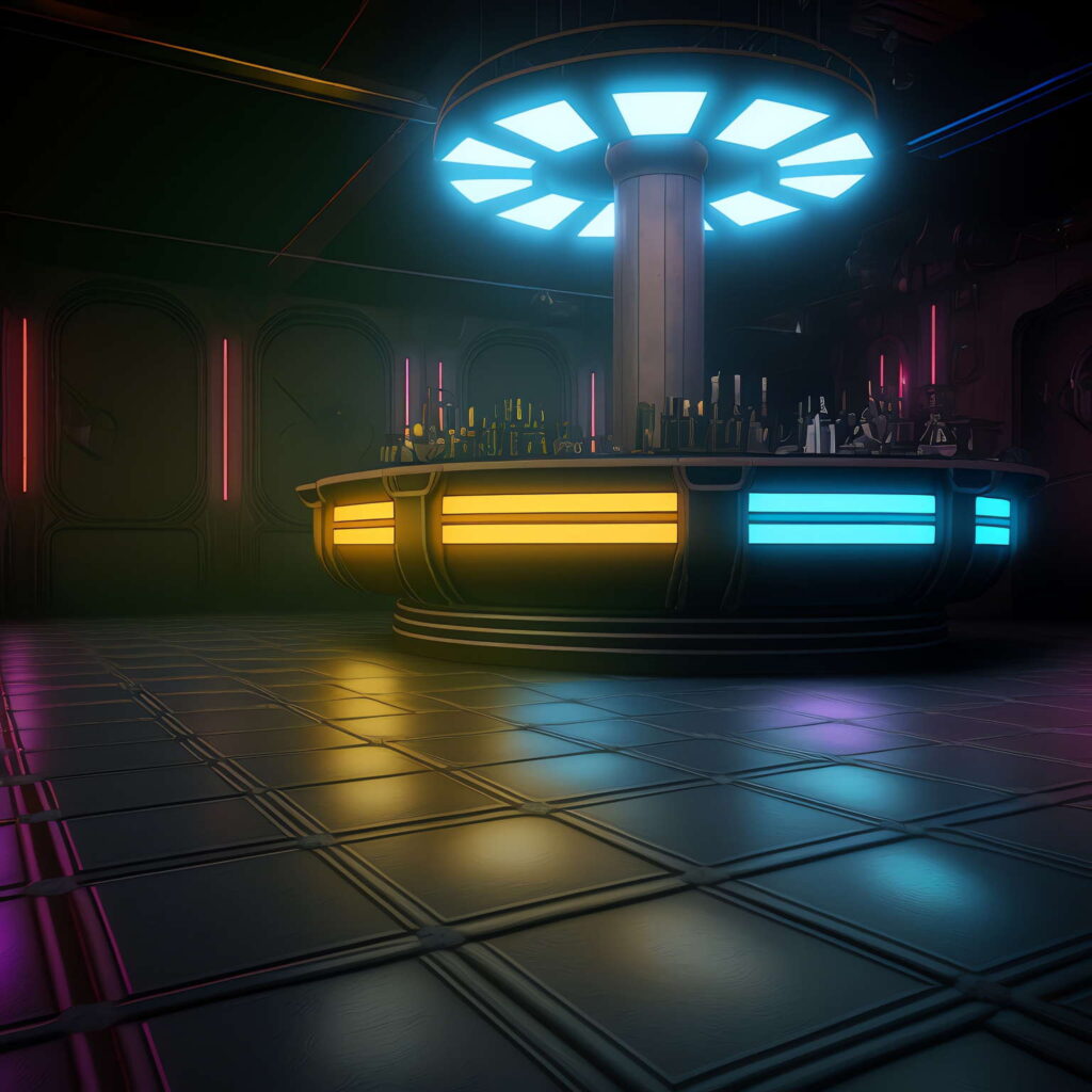 图片[32]-全球设计案例智能库_OJBKAI.COM赛博朋克风霓虹灯设计酒吧_Midjourney灵感图库-_设计智库－全球设计案例智能库_OJBKAI.COM-全球设计案例智能库_OJBKAI.COM设计智库