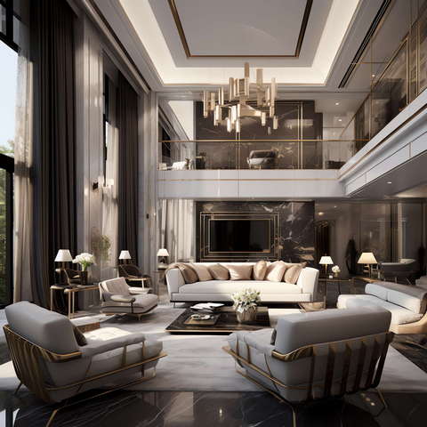 图片[17]-全球设计案例智能库_OJBKAI.COM现代前卫时尚挑高客厅Midjourney灵感图库-_设计智库－全球设计案例智能库_OJBKAI.COM-全球设计案例智能库_OJBKAI.COM设计智库