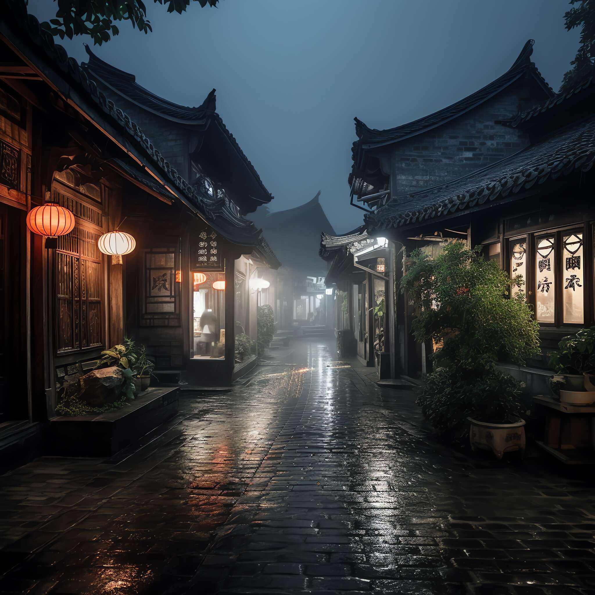 图片[25]-全球设计案例智能库_OJBKAI.COM意境江南小镇Midjourney灵感图库-_设计智库－全球设计案例智能库_OJBKAI.COM-全球设计案例智能库_OJBKAI.COM设计智库