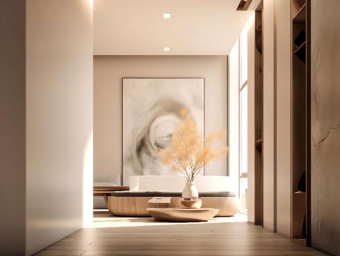 图片[45]-全球设计案例智能库_OJBKAI.COM侘寂风格客厅Midjourney灵感图库-_设计智库－全球设计案例智能库_OJBKAI.COM-全球设计案例智能库_OJBKAI.COM设计智库