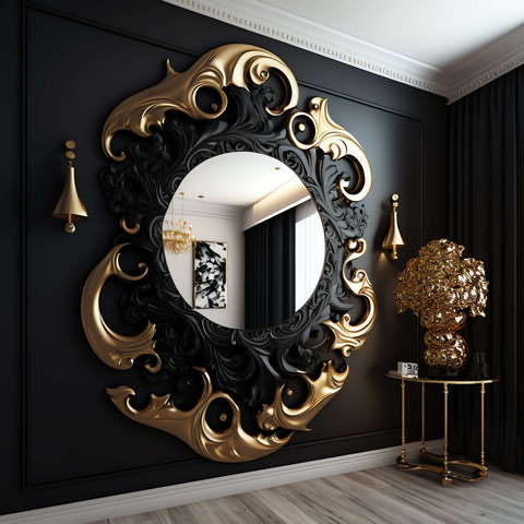 新古典家装玄关1_Midjourney灵感图库-设计智库－全球设计案例智能库_OJBKAI.COM-全球设计案例智能库_OJBKAI.COM设计智库