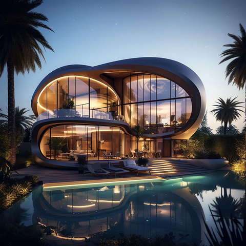 图片[29]-全球设计案例智能库_OJBKAI.COM别墅建筑外观未来科技感Midjourney灵感图库-_设计智库－全球设计案例智能库_OJBKAI.COM-全球设计案例智能库_OJBKAI.COM设计智库