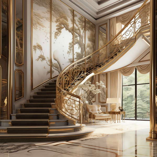 图片[2]-全球设计案例智能库_OJBKAI.COM别墅庄园新古典楼梯Midjourney灵感图库-_设计智库－全球设计案例智能库_OJBKAI.COM-全球设计案例智能库_OJBKAI.COM设计智库