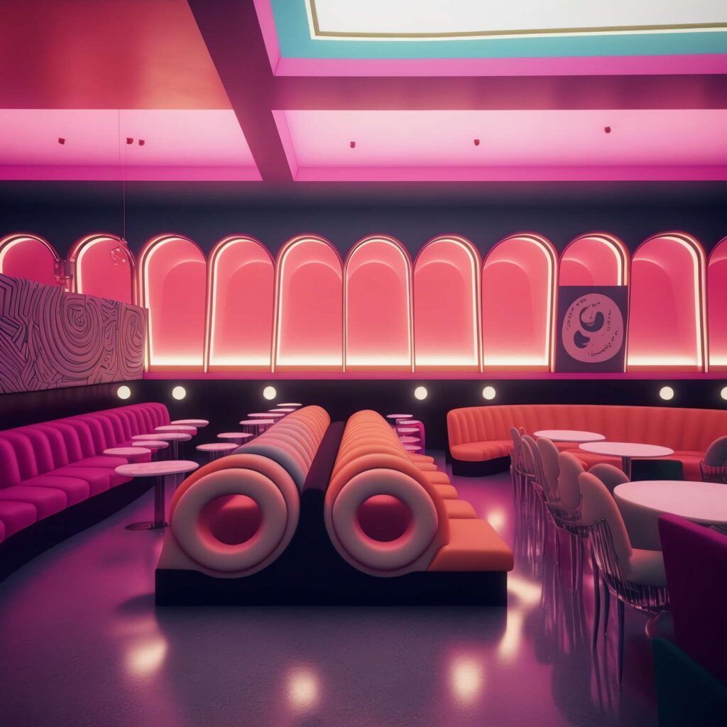 前卫艺术酒吧吧台区Midjourney灵感图库-_设计智库－全球设计案例智能库_OJBKAI.COM-全球设计案例智能库_OJBKAI.COM设计智库