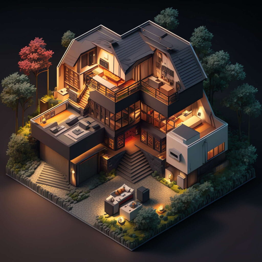 图片[19]-全球设计案例智能库_OJBKAI.COM别墅鸟瞰图Midjourney灵感图库-名师联智库－全球设计案例智能库名师联素材平台-全球设计案例智能库_OJBKAI.COM设计智库