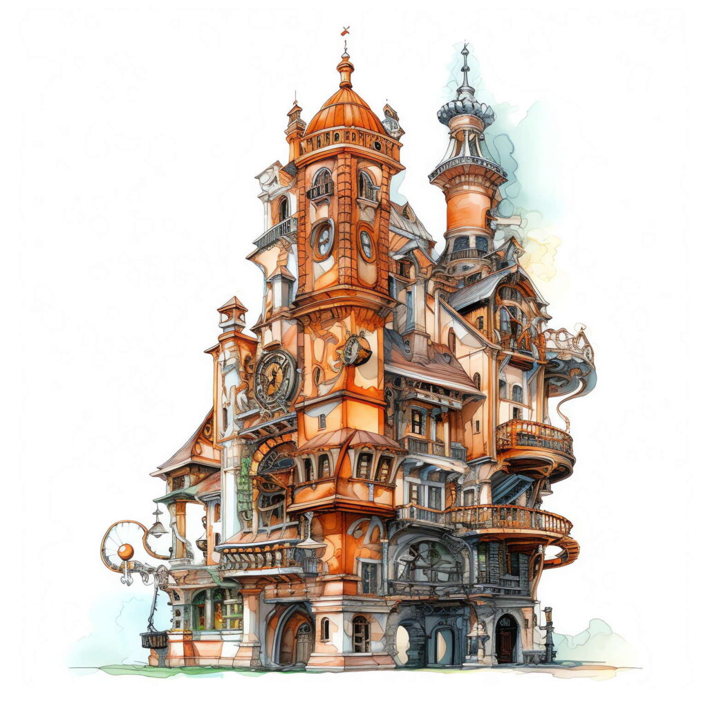 图片[11]-全球设计案例智能库_OJBKAI.COM西方建筑草图Midjourney灵感图库-名师联智库－全球设计案例智能库名师联素材平台-全球设计案例智能库_OJBKAI.COM设计智库