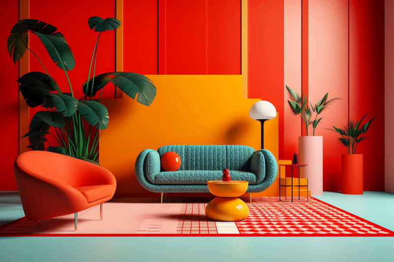 图片[15]-全球设计案例智能库_OJBKAI.COM时尚色彩碰撞家居搭配Midjourney灵感图库-_设计智库－全球设计案例智能库_OJBKAI.COM-全球设计案例智能库_OJBKAI.COM设计智库