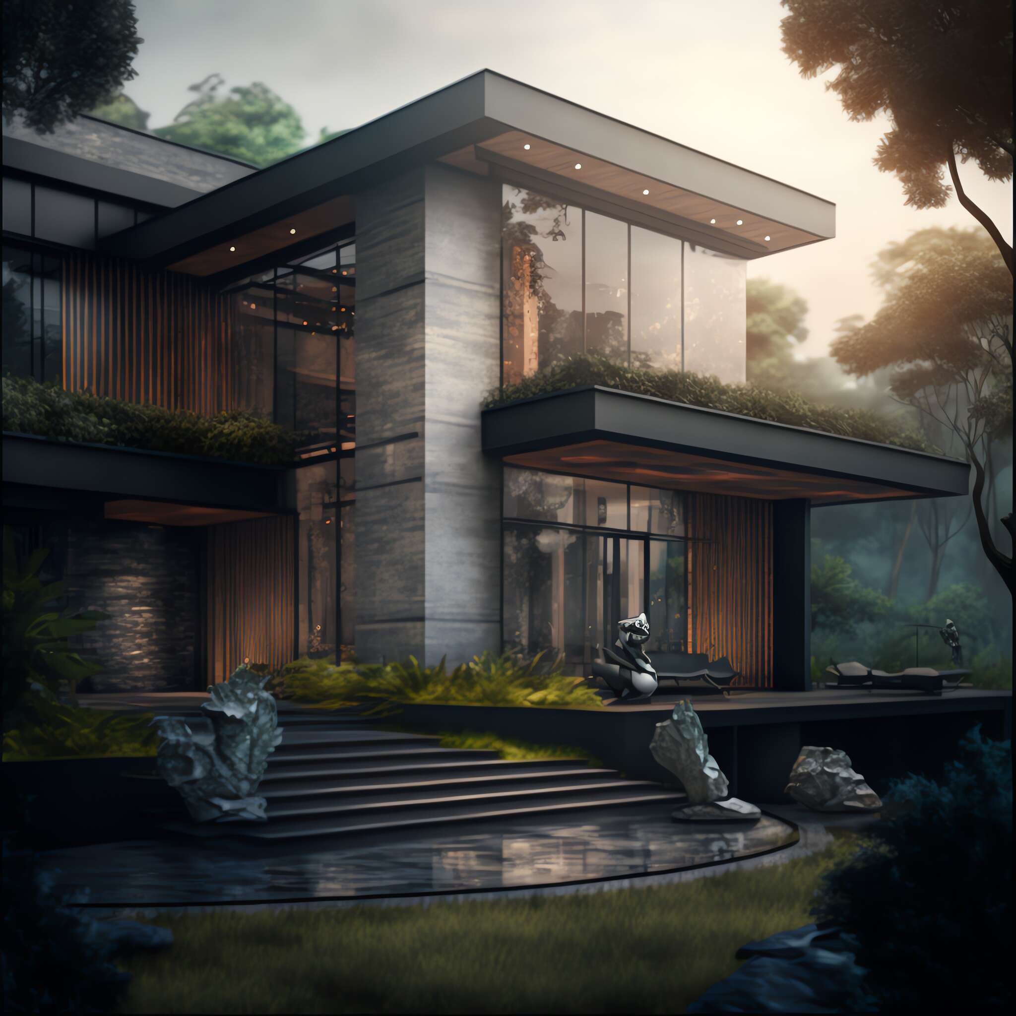 图片[17]-全球设计案例智能库_OJBKAI.COM现代别墅外观Midjourney灵感图库-_设计智库－全球设计案例智能库_OJBKAI.COM-全球设计案例智能库_OJBKAI.COM设计智库