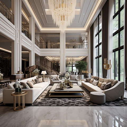 图片[63]-全球设计案例智能库_OJBKAI.COM现代前卫时尚挑高客厅Midjourney灵感图库-_设计智库－全球设计案例智能库_OJBKAI.COM-全球设计案例智能库_OJBKAI.COM设计智库