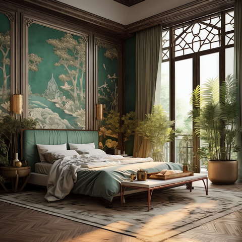 图片[16]-全球设计案例智能库_OJBKAI.COM新中式卧室Midjourney灵感图库-_设计智库－全球设计案例智能库_OJBKAI.COM-全球设计案例智能库_OJBKAI.COM设计智库