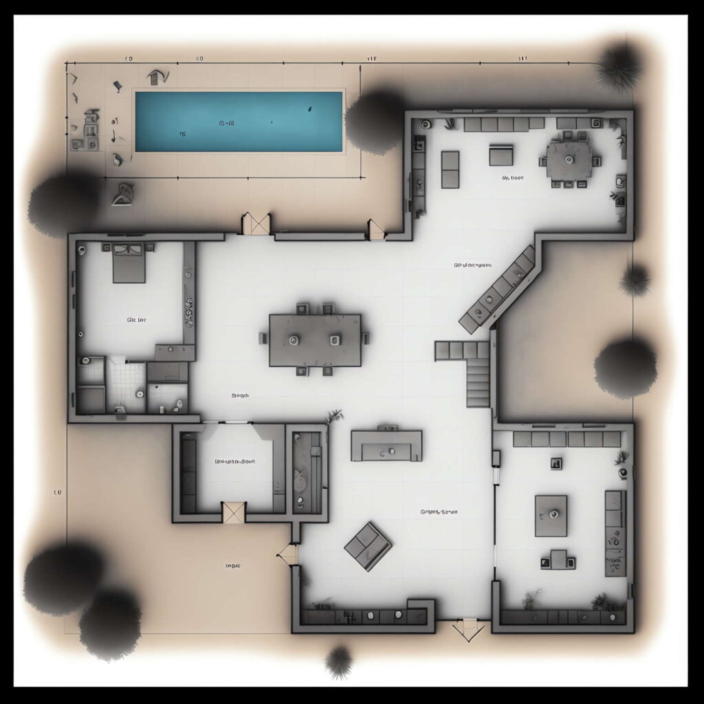 图片[18]-全球设计案例智能库_OJBKAI.COM别墅平面布局图Midjourney灵感图库-名师联智库－全球设计案例智能库名师联素材平台-全球设计案例智能库_OJBKAI.COM设计智库