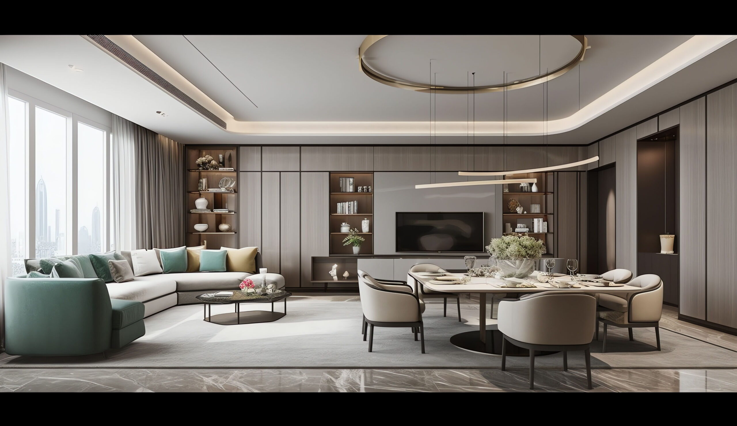 图片[15]-全球设计案例智能库_OJBKAI.COM轻奢风客餐厅_Midjourney灵感图库-全球设计案例智能库_OJBKAI.COM设计智库