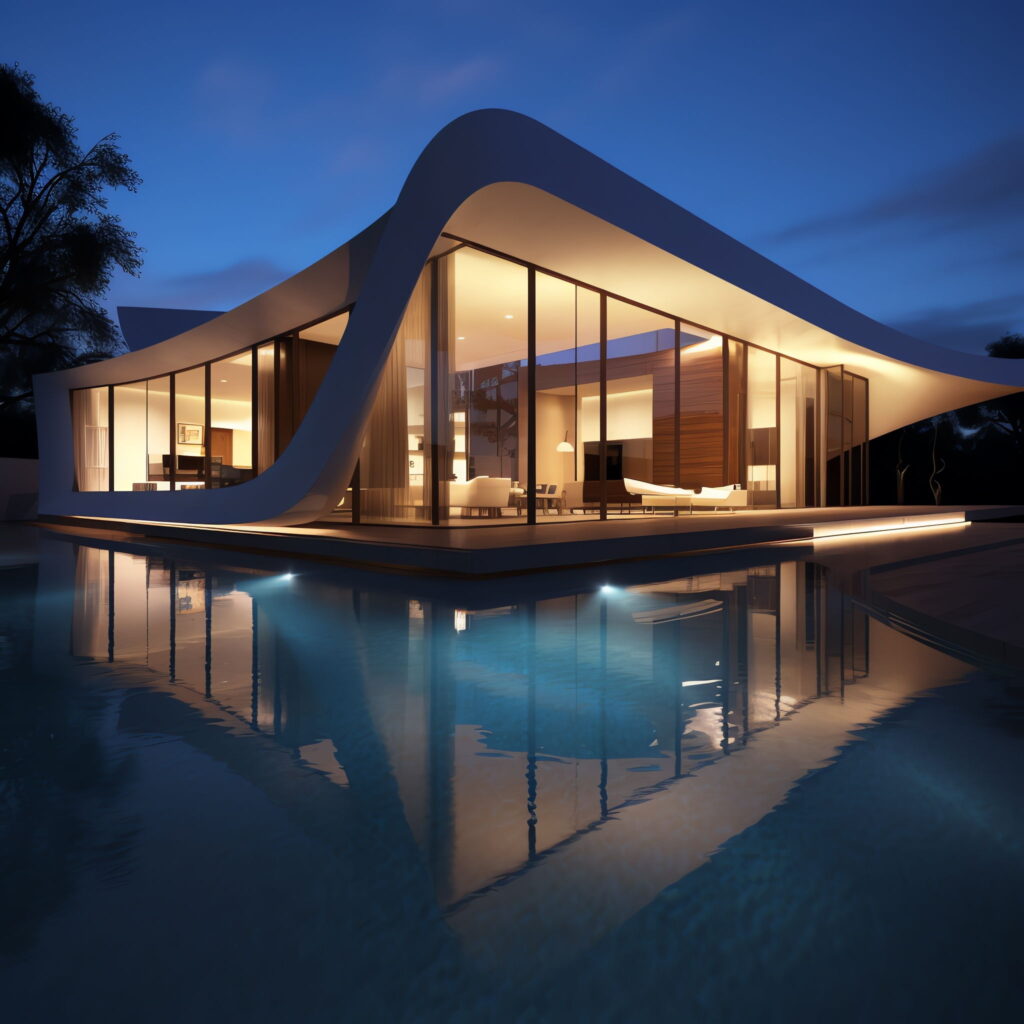 极简别墅外观Midjourney灵感图库-_设计智库－全球设计案例智能库_OJBKAI.COM-全球设计案例智能库_OJBKAI.COM设计智库