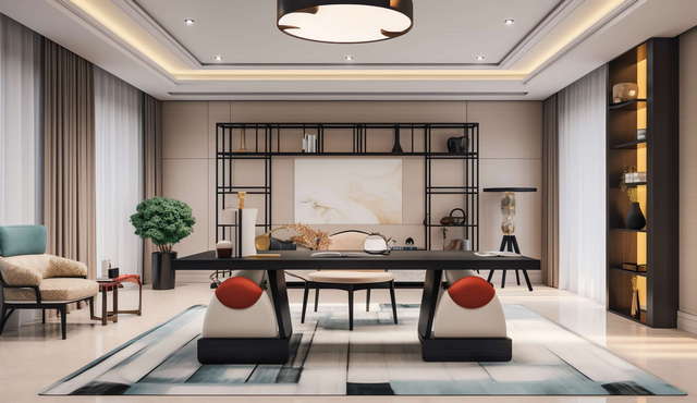 图片[15]-全球设计案例智能库_OJBKAI.COM新中式茶室书房Midjourney灵感图库-_设计智库－全球设计案例智能库_OJBKAI.COM-全球设计案例智能库_OJBKAI.COM设计智库