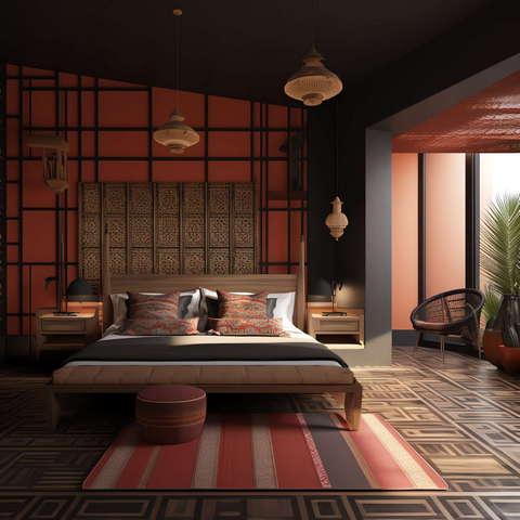 图片[22]-全球设计案例智能库_OJBKAI.COM东南亚风格卧室Midjourney灵感图库-_设计智库－全球设计案例智能库_OJBKAI.COM-全球设计案例智能库_OJBKAI.COM设计智库