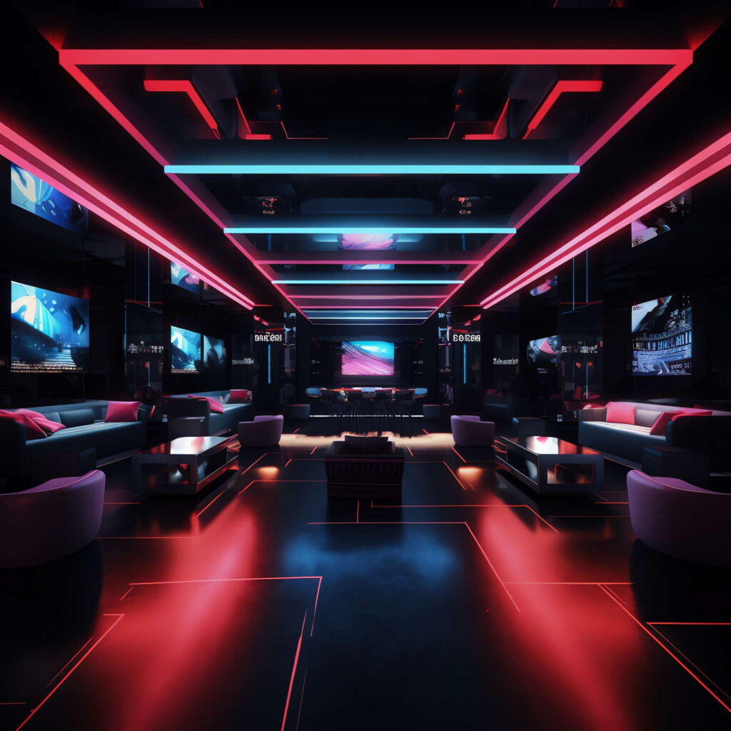 图片[15]-全球设计案例智能库_OJBKAI.COM赛博朋克风霓虹灯设计KTV酒吧_Midjourney灵感图库-_设计智库－全球设计案例智能库_OJBKAI.COM-全球设计案例智能库_OJBKAI.COM设计智库