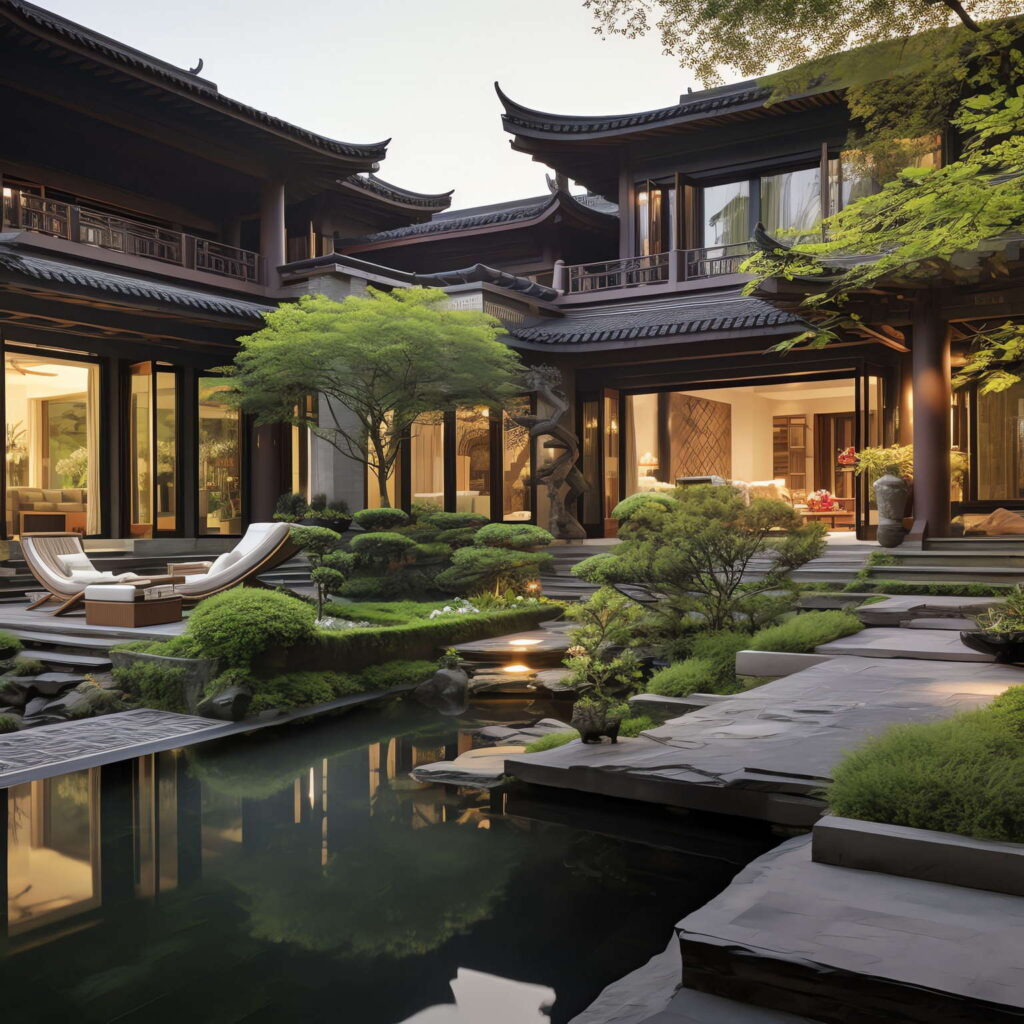 图片[3]-全球设计案例智能库_OJBKAI.COM别墅庭院景观Midjourney灵感图库-_设计智库－全球设计案例智能库_OJBKAI.COM-全球设计案例智能库_OJBKAI.COM设计智库