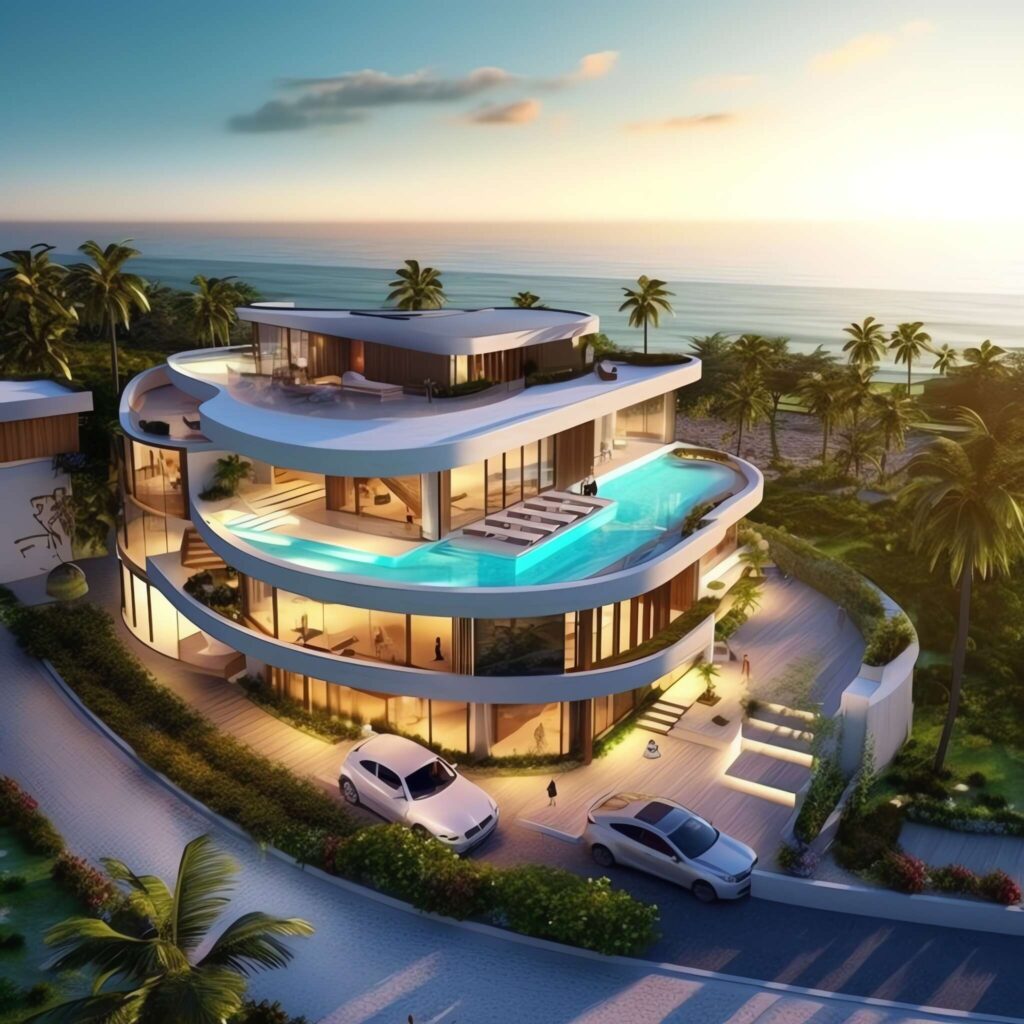 图片[43]-全球设计案例智能库_OJBKAI.COM泳池别墅外观未来科技感Midjourney灵感图库-_设计智库－全球设计案例智能库_OJBKAI.COM-全球设计案例智能库_OJBKAI.COM设计智库