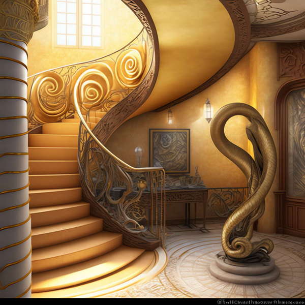 图片[8]-全球设计案例智能库_OJBKAI.COM复古旋转楼梯4_Midjourney灵感图库-设计智库－全球设计案例智能库_OJBKAI.COM-全球设计案例智能库_OJBKAI.COM设计智库
