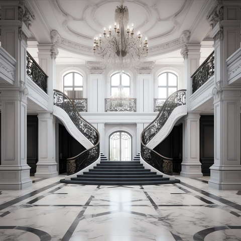 图片[56]-全球设计案例智能库_OJBKAI.COM别墅庄园新古典楼梯Midjourney灵感图库-_设计智库－全球设计案例智能库_OJBKAI.COM-全球设计案例智能库_OJBKAI.COM设计智库