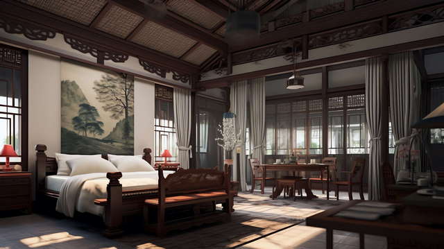 图片[48]-全球设计案例智能库_OJBKAI.COM古典中式卧室Midjourney灵感图库-_设计智库－全球设计案例智能库_OJBKAI.COM-全球设计案例智能库_OJBKAI.COM设计智库