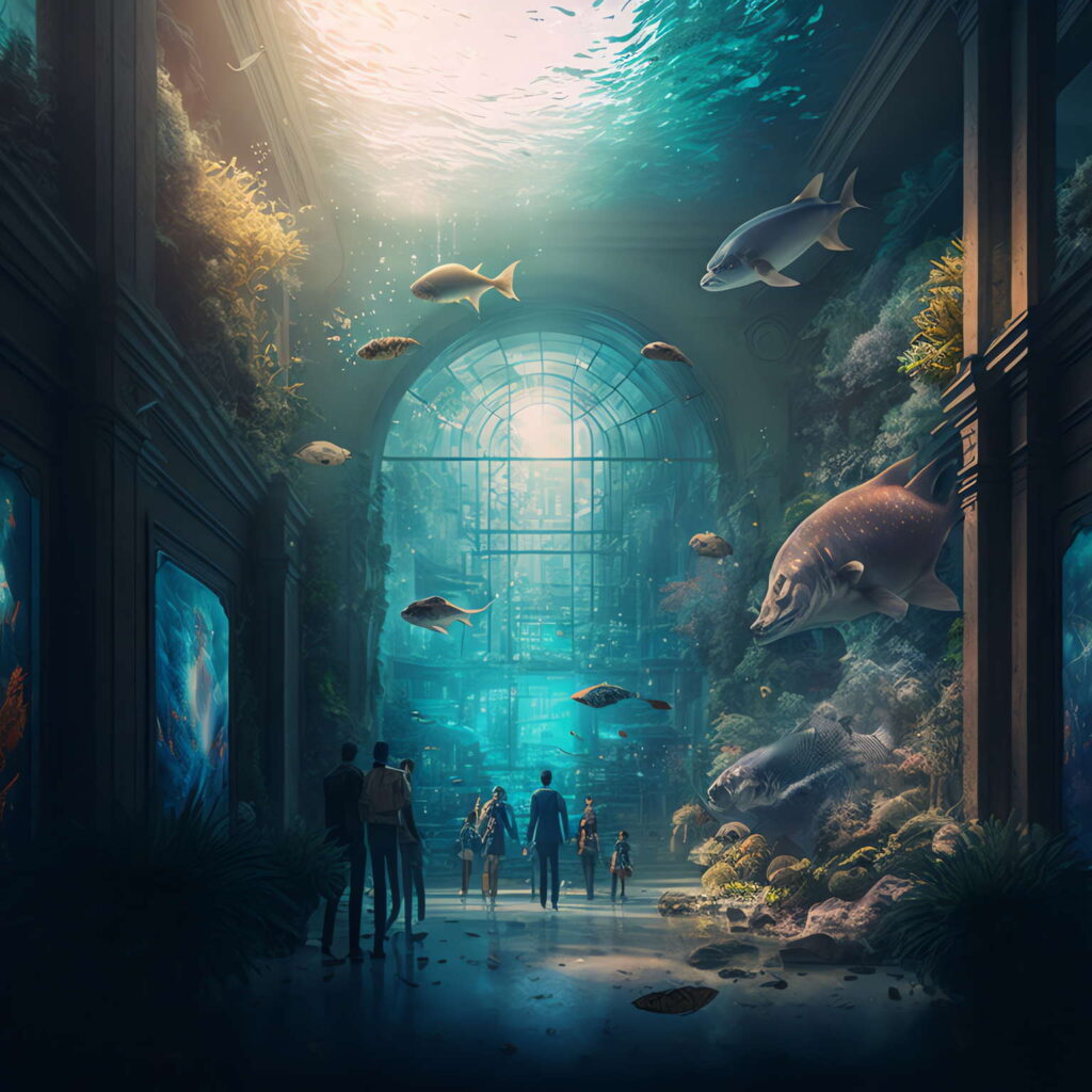 海洋馆Midjourney灵感图库-_设计智库－全球设计案例智能库_OJBKAI.COM-全球设计案例智能库_OJBKAI.COM设计智库