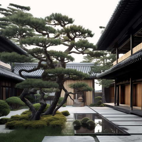 图片[16]-全球设计案例智能库_OJBKAI.COM别墅庭院日式枯山水Midjourney灵感图库-_设计智库－全球设计案例智能库_OJBKAI.COM-全球设计案例智能库_OJBKAI.COM设计智库