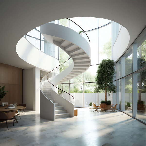 图片[13]-全球设计案例智能库_OJBKAI.COM现代风格白色楼梯Midjourney灵感图库-_设计智库－全球设计案例智能库_OJBKAI.COM-全球设计案例智能库_OJBKAI.COM设计智库
