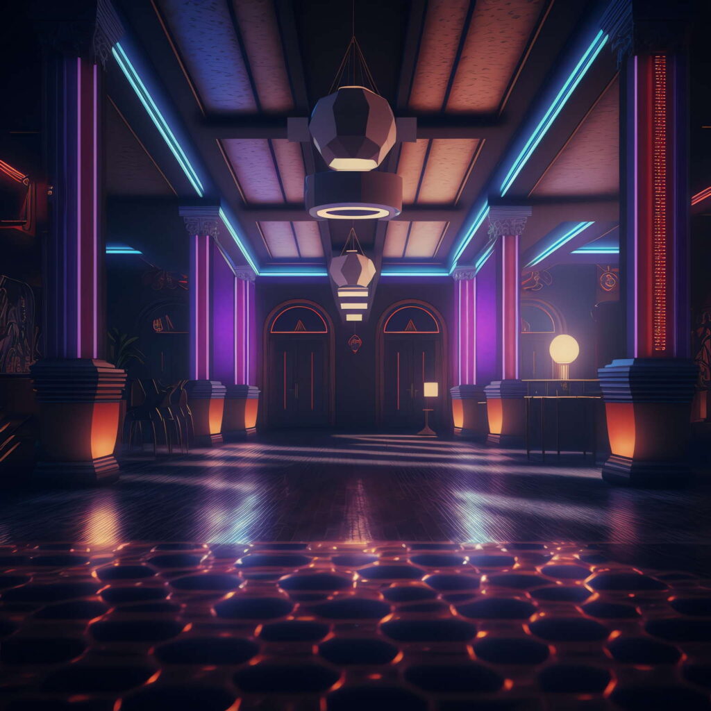 图片[40]-全球设计案例智能库_OJBKAI.COM赛博朋克风霓虹灯设计夜总会Midjourney灵感图库-_设计智库－全球设计案例智能库_OJBKAI.COM-全球设计案例智能库_OJBKAI.COM设计智库