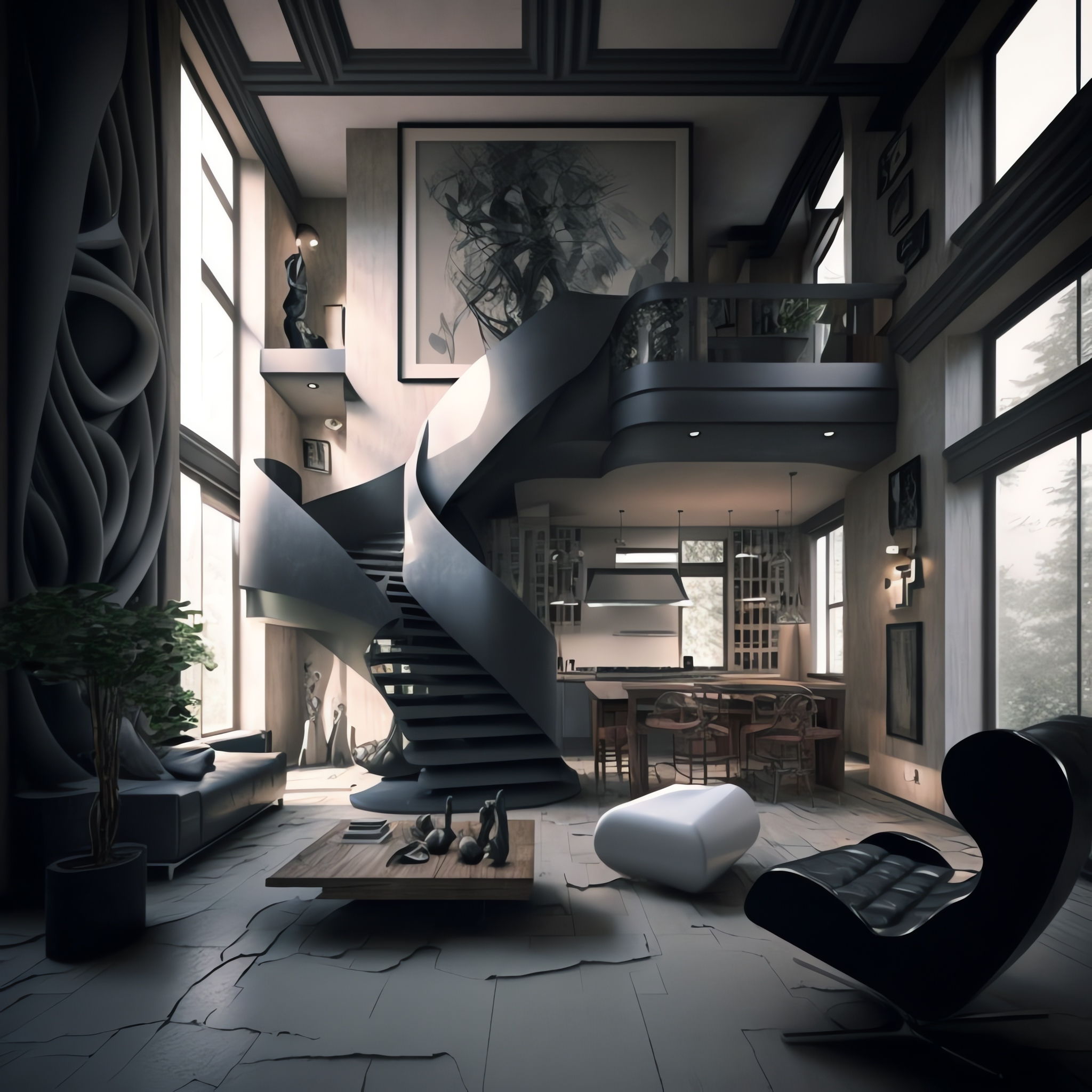 图片[10]-全球设计案例智能库_OJBKAI.COM工业风Loft户型住宅_Midjourney灵感图库-_设计智库－全球设计案例智能库_OJBKAI.COM-全球设计案例智能库_OJBKAI.COM设计智库