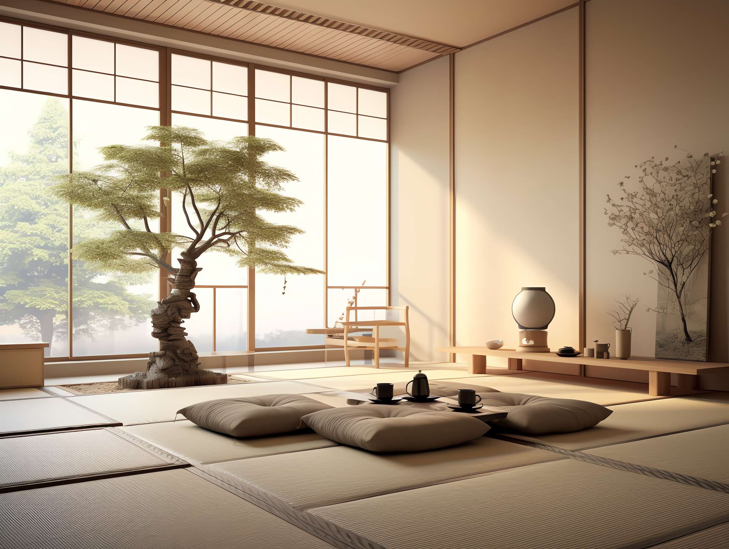 日式住宅Midjourney灵感图库-_设计智库－全球设计案例智能库_OJBKAI.COM-全球设计案例智能库_OJBKAI.COM设计智库