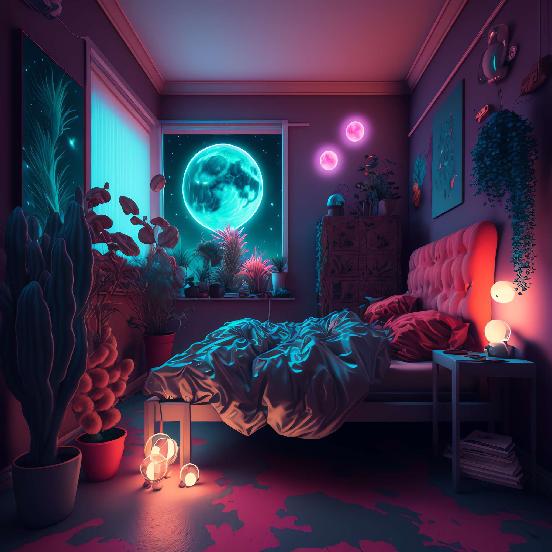 图片[99]-全球设计案例智能库_OJBKAI.COM赛博朋克风霓虹灯设计男孩房1_Midjourney灵感图库-_设计智库－全球设计案例智能库_OJBKAI.COM-全球设计案例智能库_OJBKAI.COM设计智库