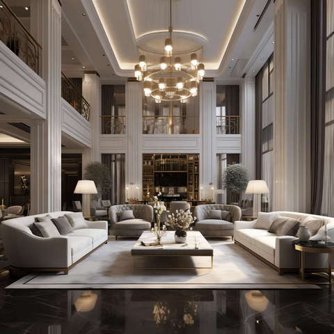 图片[25]-全球设计案例智能库_OJBKAI.COM现代前卫时尚挑高客厅Midjourney灵感图库-_设计智库－全球设计案例智能库_OJBKAI.COM-全球设计案例智能库_OJBKAI.COM设计智库