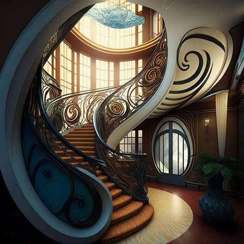 图片[9]-全球设计案例智能库_OJBKAI.COM别墅螺旋楼梯Midjourney灵感图库-_设计智库－全球设计案例智能库_OJBKAI.COM-全球设计案例智能库_OJBKAI.COM设计智库