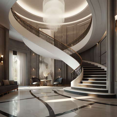 图片[2]-全球设计案例智能库_OJBKAI.COM家装现代风格楼梯Midjourney灵感图库-_设计智库－全球设计案例智能库_OJBKAI.COM-全球设计案例智能库_OJBKAI.COM设计智库