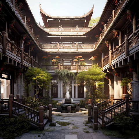 图片[21]-全球设计案例智能库_OJBKAI.COM中式四合院Midjourney灵感图库-_设计智库－全球设计案例智能库_OJBKAI.COM-全球设计案例智能库_OJBKAI.COM设计智库