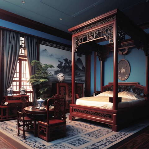 图片[10]-全球设计案例智能库_OJBKAI.COM古典中式卧室Midjourney灵感图库-_设计智库－全球设计案例智能库_OJBKAI.COM-全球设计案例智能库_OJBKAI.COM设计智库