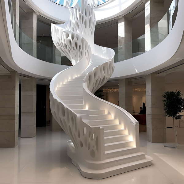 图片[11]-全球设计案例智能库_OJBKAI.COM现代风格白色楼梯Midjourney灵感图库-_设计智库－全球设计案例智能库_OJBKAI.COM-全球设计案例智能库_OJBKAI.COM设计智库