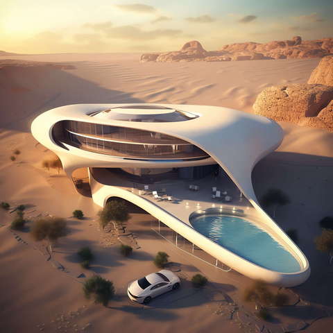 图片[6]-全球设计案例智能库_OJBKAI.COM别墅建筑外观未来科技感Midjourney灵感图库-_设计智库－全球设计案例智能库_OJBKAI.COM-全球设计案例智能库_OJBKAI.COM设计智库