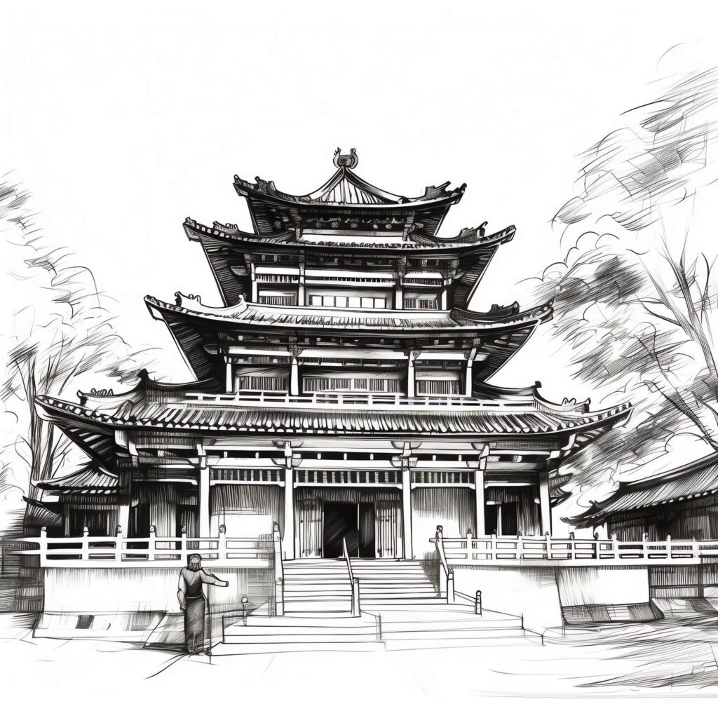 图片[34]-全球设计案例智能库_OJBKAI.COM中国古建草图Midjourney灵感图库-名师联智库－全球设计案例智能库名师联素材平台-全球设计案例智能库_OJBKAI.COM设计智库