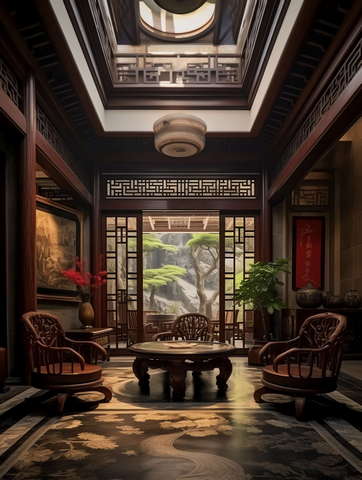 图片[33]-全球设计案例智能库_OJBKAI.COM古典中式客厅Midjourney灵感图库-_设计智库－全球设计案例智能库_OJBKAI.COM-全球设计案例智能库_OJBKAI.COM设计智库