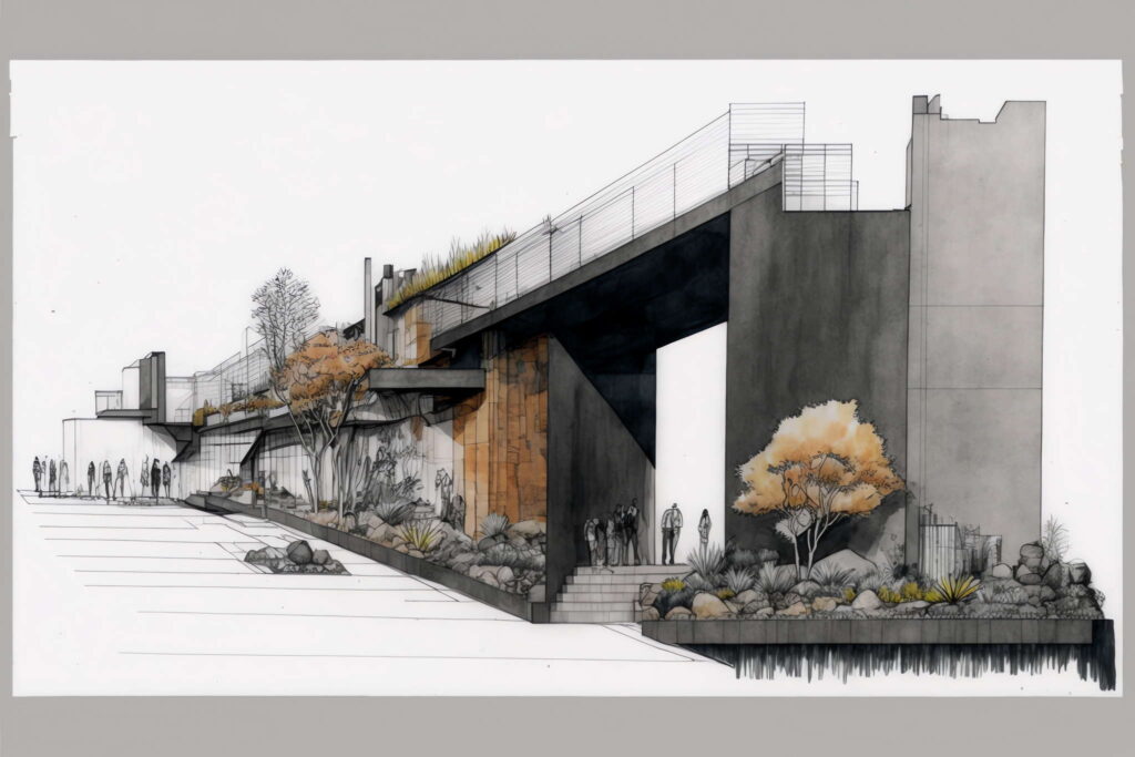 图片[21]-全球设计案例智能库_OJBKAI.COM建筑剖面图Midjourney灵感图库-名师联智库－全球设计案例智能库名师联素材平台-全球设计案例智能库_OJBKAI.COM设计智库