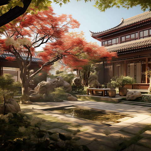 图片[44]-全球设计案例智能库_OJBKAI.COM别墅庭院景观Midjourney灵感图库-_设计智库－全球设计案例智能库_OJBKAI.COM-全球设计案例智能库_OJBKAI.COM设计智库