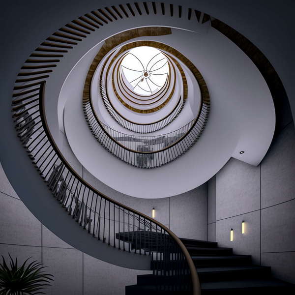 图片[4]-全球设计案例智能库_OJBKAI.COM前卫艺术旋转楼梯-1_Midjourney灵感图库-设计智库－全球设计案例智能库_OJBKAI.COM-全球设计案例智能库_OJBKAI.COM设计智库