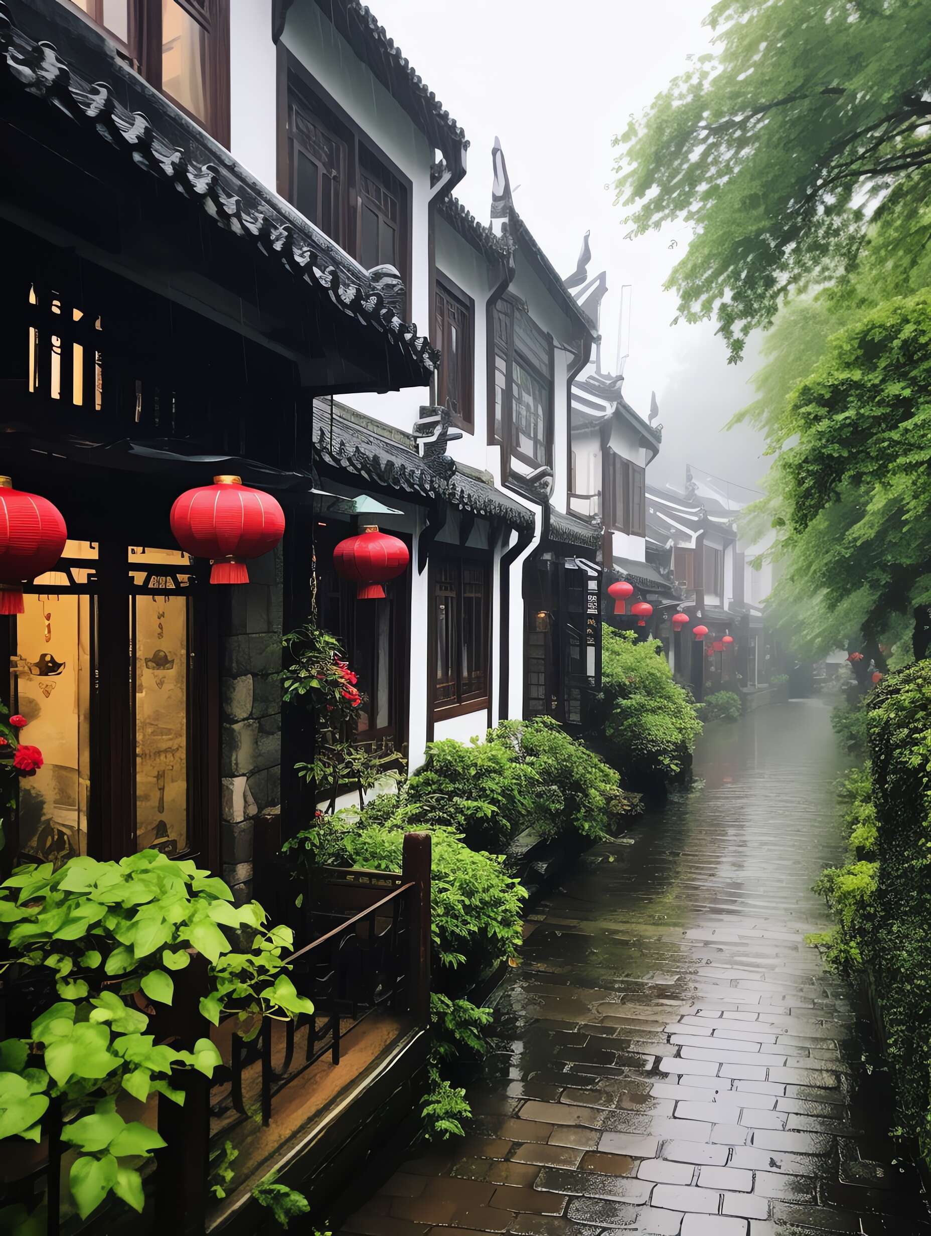 图片[40]-全球设计案例智能库_OJBKAI.COM意境江南小镇Midjourney灵感图库-_设计智库－全球设计案例智能库_OJBKAI.COM-全球设计案例智能库_OJBKAI.COM设计智库